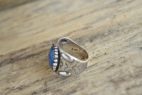 Carolyn Pollack Lapis Ring - Size 8.75
